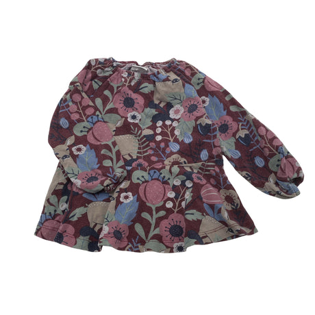 Unisex Polarn O. Pyret - Tricot tunic, size 80 - 86 - Wine red ()