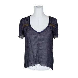 Unisex Rabalder - Short-sleeved blouse, size 36 - Blue (1)