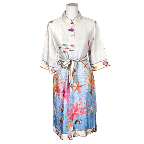 Unisex Nümph - Schiffon dress, size 40 - Light blue ()