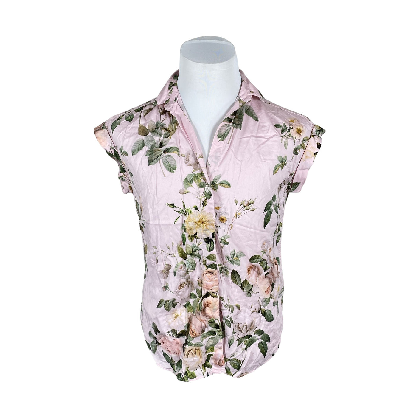 Unisex Sand - Collared shirt, size S - Light pink (1)