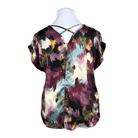 Unisex Alice Bizous - Short-sleeved blouse, size 42 - Wine red (2)