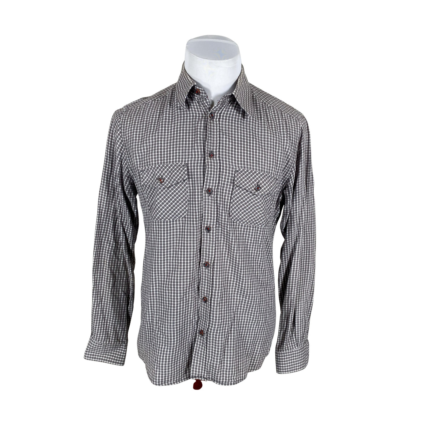 Unisex Kino - Collared shirt, size M - Gray (1)