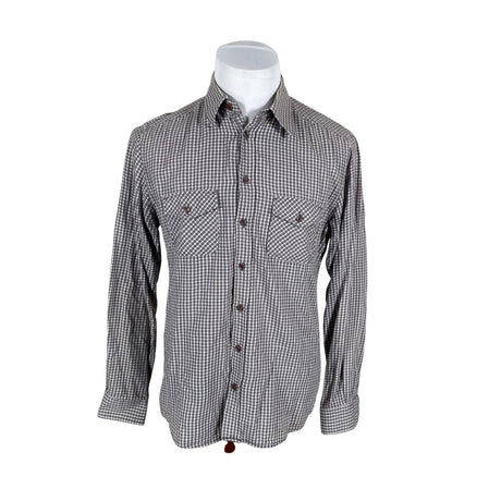 Unisex Kino - Collared shirt, size M - Gray ()