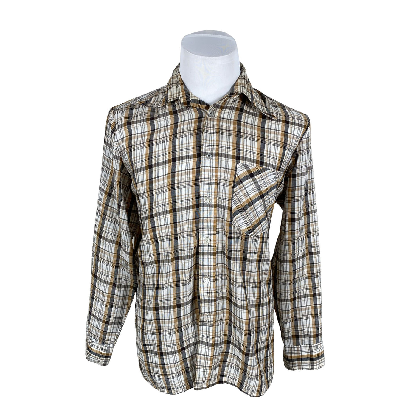 Unisex Melka - Collared shirt, size M - Gray (1)