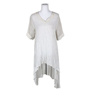 Unisex Nü Denmark - Schiffon tunic, size 38 - White (1)