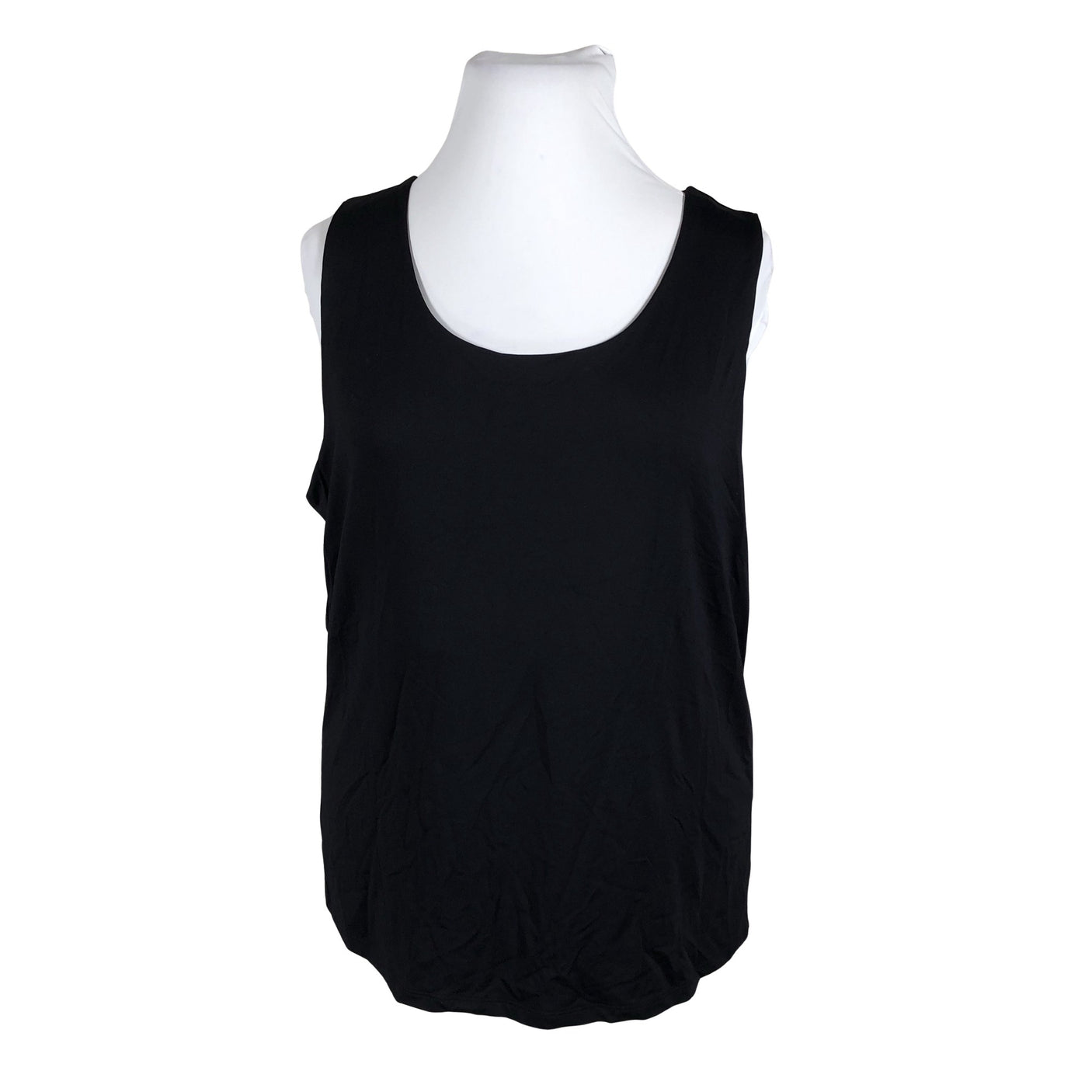 Unisex Essentials by Stockmann - Tricot tank top, size 46 - Black (1)