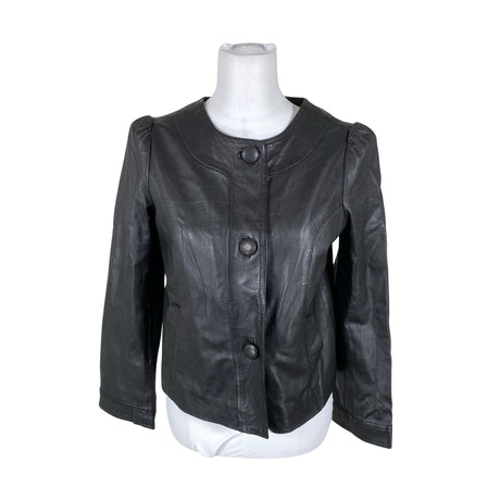 Unisex Saki - Leather jacket, size 36 - Black ()