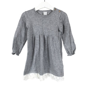 Unisex Lindex - Knit dress, size 86 - 92 - Gray (1)