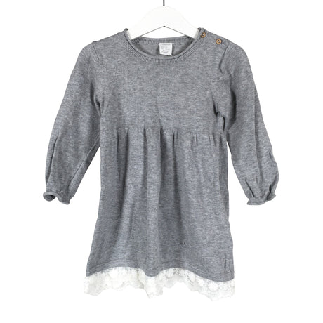 Unisex Lindex - Knit dress, size 86 - 92 - Gray ()
