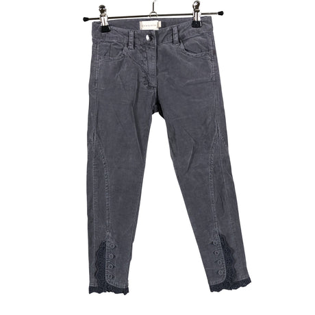Unisex Creamie - Velvet pants, size 104 - 110 - Gray ()
