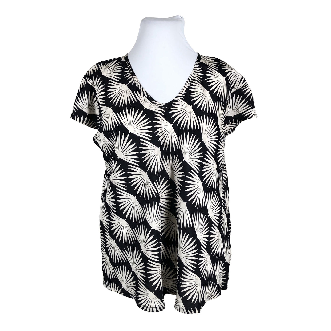 Unisex The Masai - Short-sleeved blouse, size 46 - Black (1)