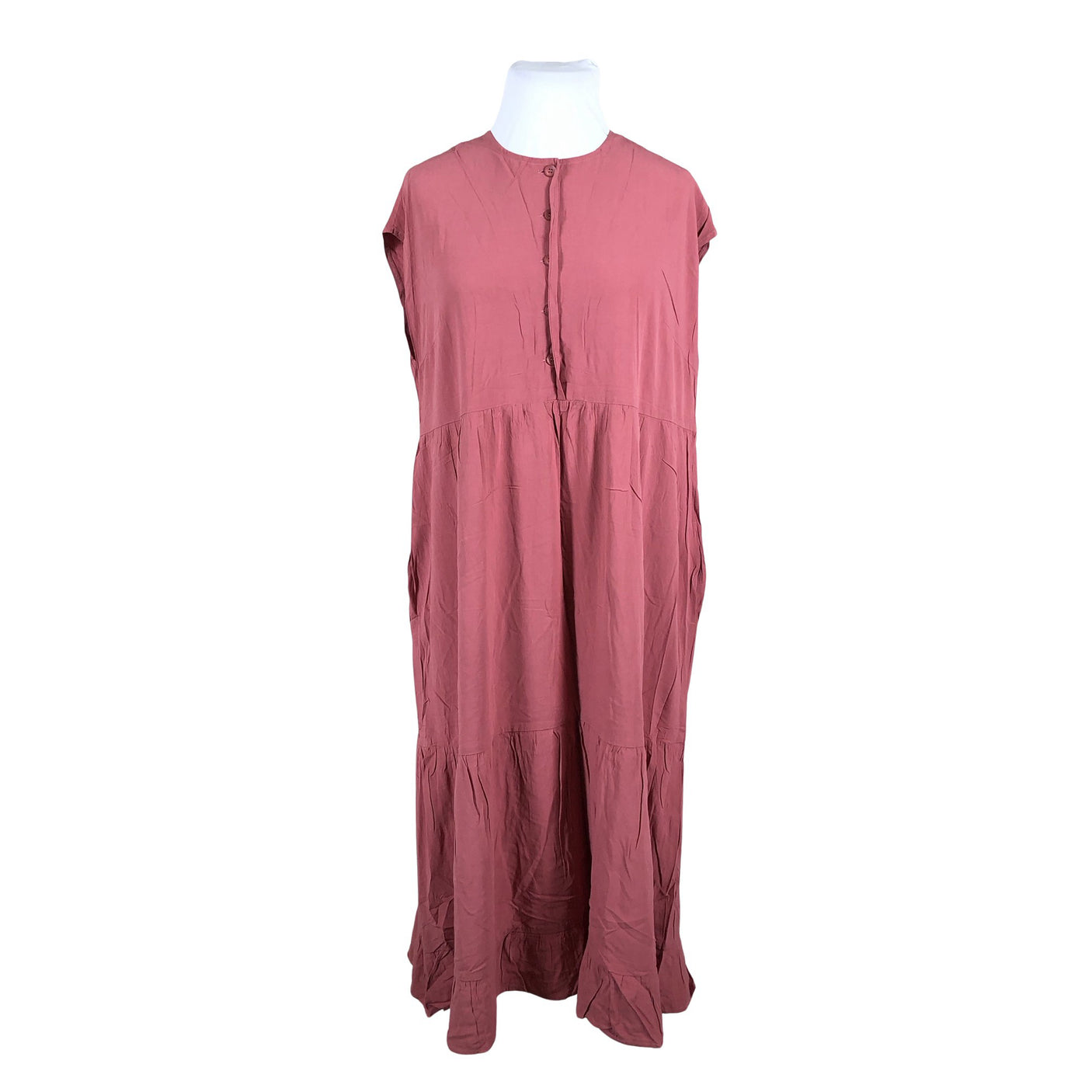 Unisex Hansmark - Schiffon dress, size 52 - Light pink (1)