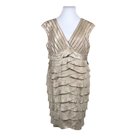 Unisex Adrianna Papell - Party dress, size 46 - Beige ()