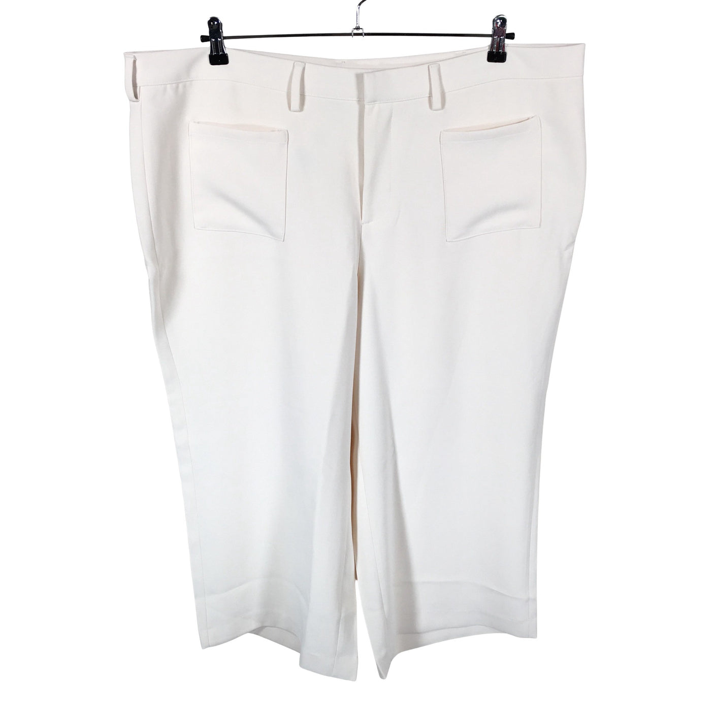Unisex Lands' End - Straight leg trousers, size 50 - Natural white (1)