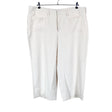 Unisex Lands' End - Straight leg trousers, size 50 - Natural white ()