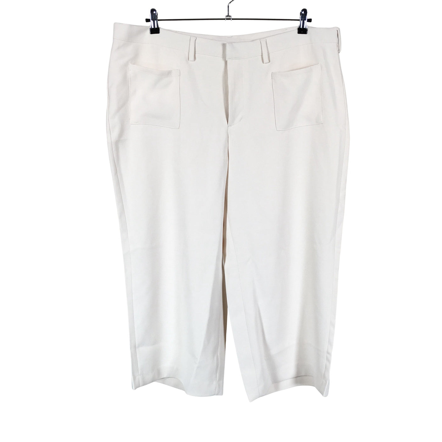 Unisex Lands' End - Straight leg trousers, size 50 - Natural white (1)
