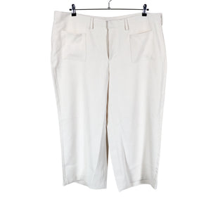 Unisex Lands' End - Straight leg trousers, size 50 - Natural white (1)