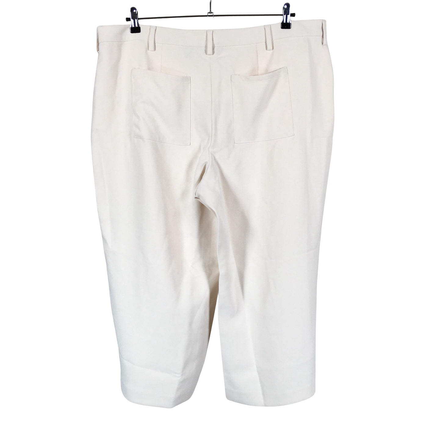 Unisex Lands' End - Straight leg trousers, size 50 - Natural white (2)