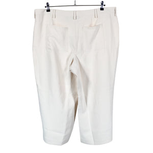 Unisex Lands' End - Straight leg trousers, size 50 - Natural white (2)