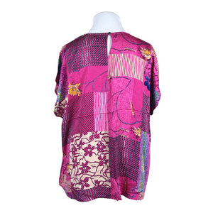 Unisex Samoon - Short-sleeved blouse, size 46 - Pink (2)
