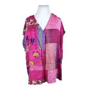 Unisex Samoon - Short-sleeved blouse, size 50 - Pink (1)