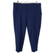 Unisex Lands' End - Straight leg trousers, size 46 - Blue ()