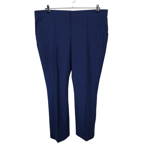 Unisex Lands' End - Straight leg trousers, size 46 - Blue ()