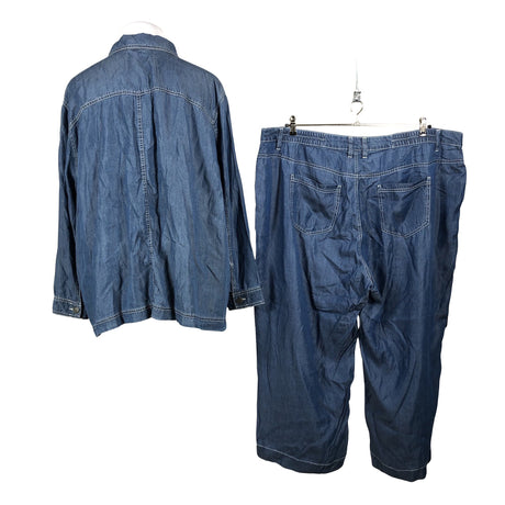 Unisex Sheego - Slacks, size 52 - Blue (2)