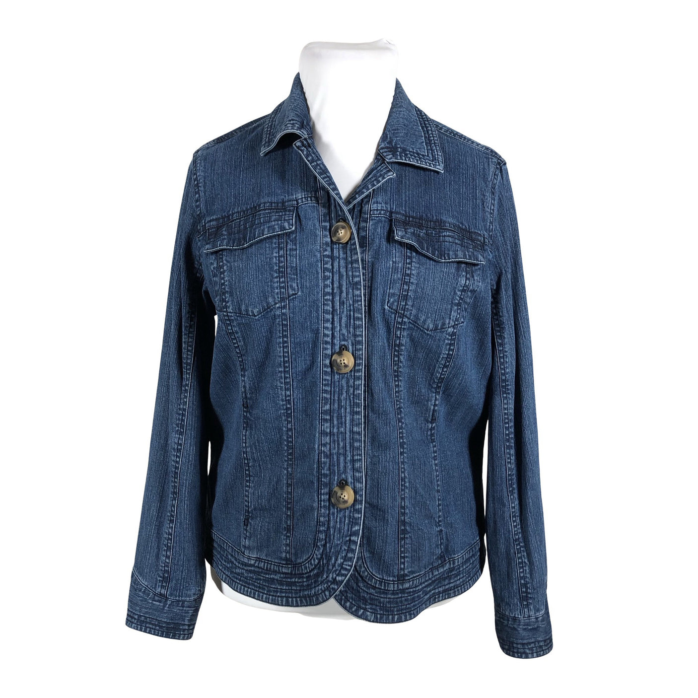 Unisex Coldwater Creek - Denim jacket, size 42 - Blue (1)