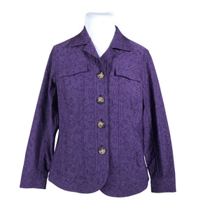 Unisex Coldwater Creek - Jacket, size 44 - Violet (1)