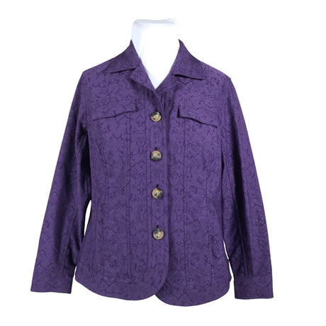 Unisex Coldwater Creek - Jacket, size 44 - Violet ()