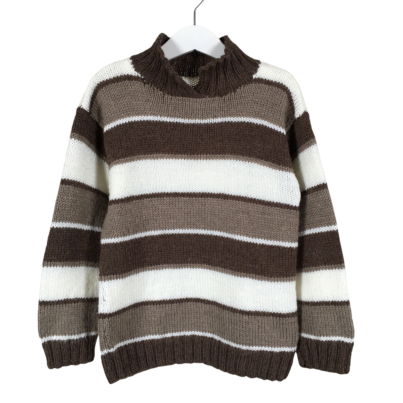 Unisex Handmade - Sweater, size 128 - 134 - Brown (1)