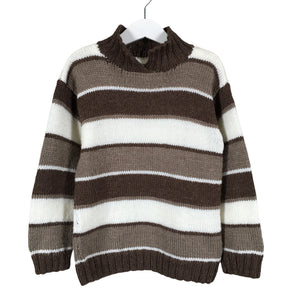 Unisex Handmade - Sweater, size 128 - 134 - Brown (1)