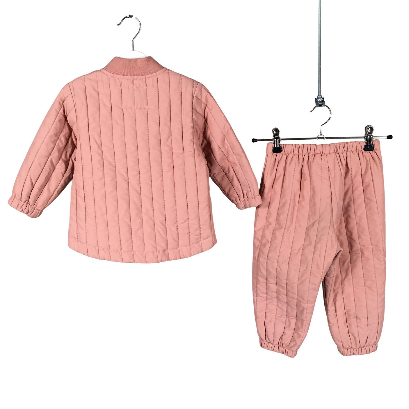Unisex Konges Slojd - Lightly padded jacket, size 80 - 86 - Light pink (3)
