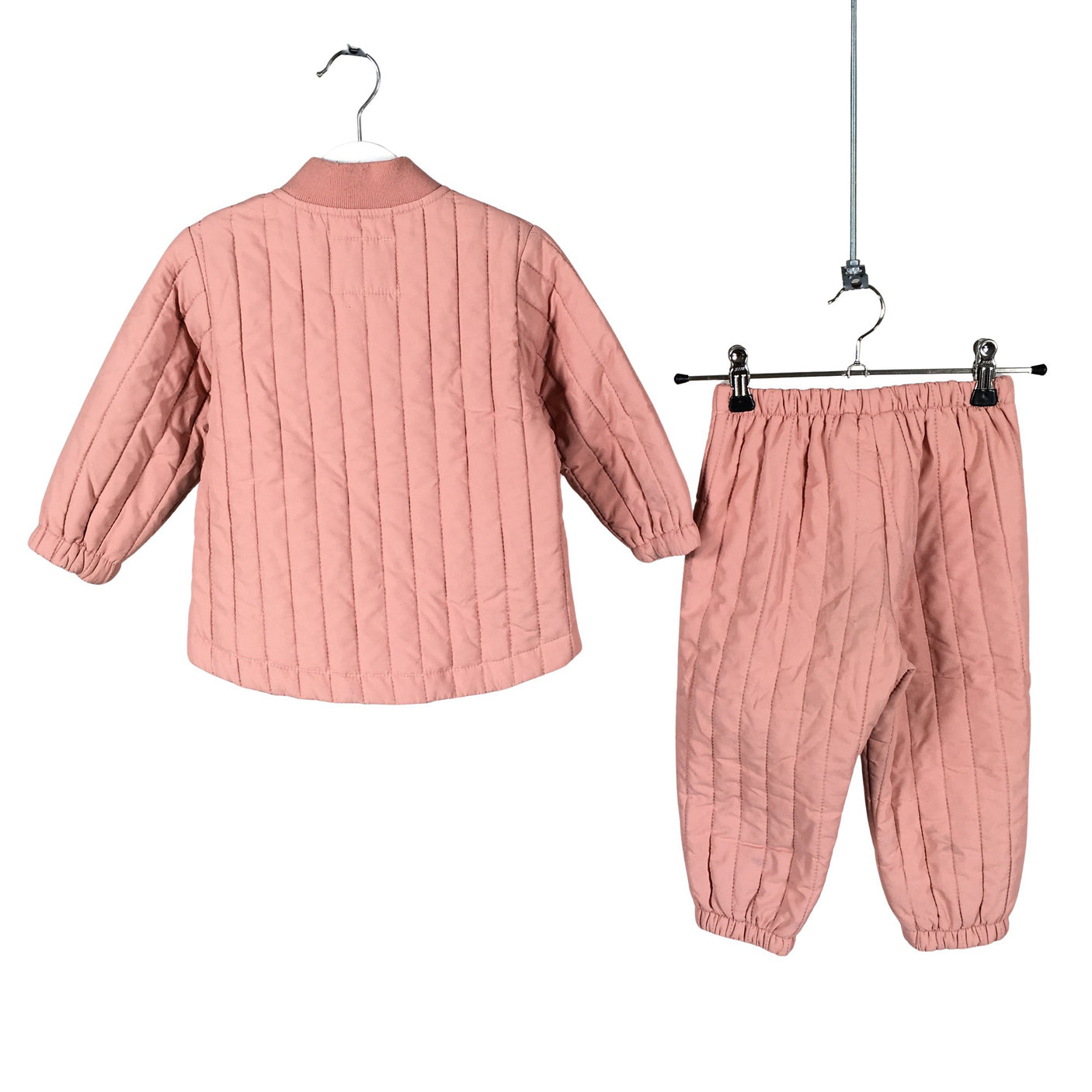 Unisex Konges Slojd - Lightly padded jacket, size 80 - 86 - Light pink (2)