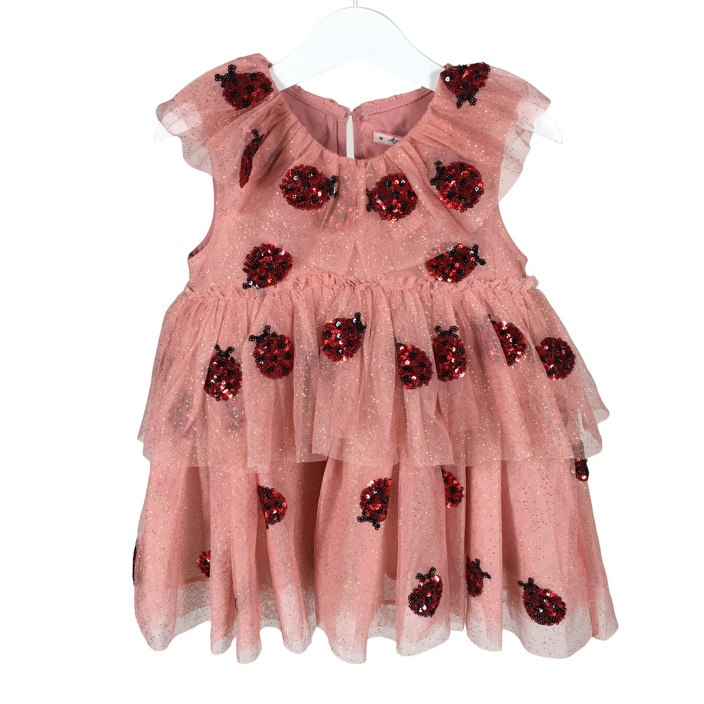 Unisex Konges Slojd - Party dress, size 80 - 86 - Light pink (1)