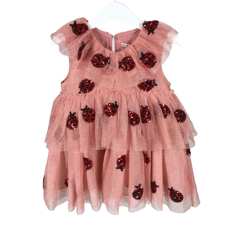 Unisex Konges Slojd - Party dress, size 80 - 86 - Light pink ()
