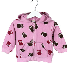 Unisex Lindex - Hoodie, size 74 - 80 - Light pink (1)