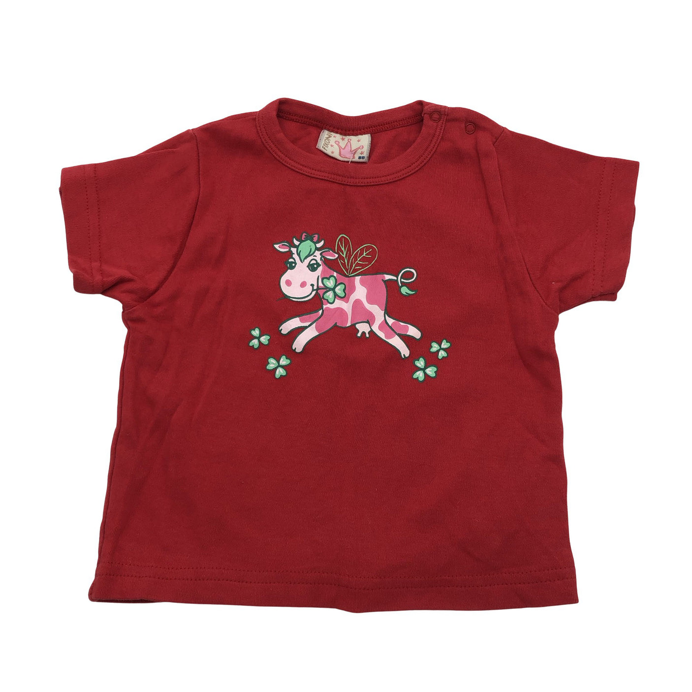 Unisex Fixoni - T-shirt, size 74 - 80 - Red (1)