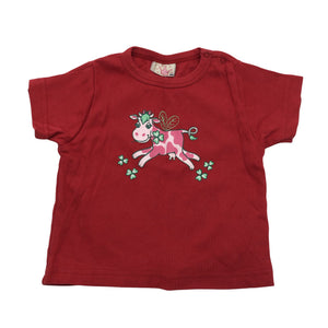 Unisex Fixoni - T-shirt, size 74 - 80 - Red (1)