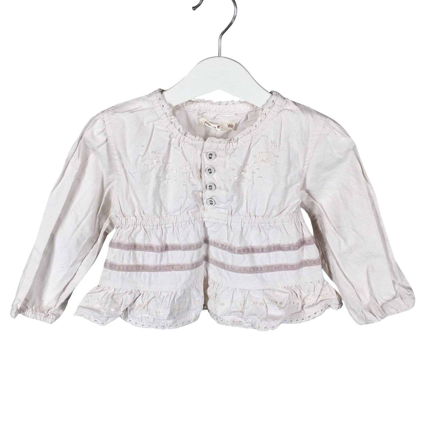 Unisex Name It - Blouse, size 74 - 80 - White (1)