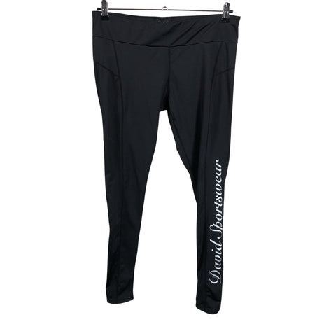 Unisex David - Sports tights, size 42 - Black ()