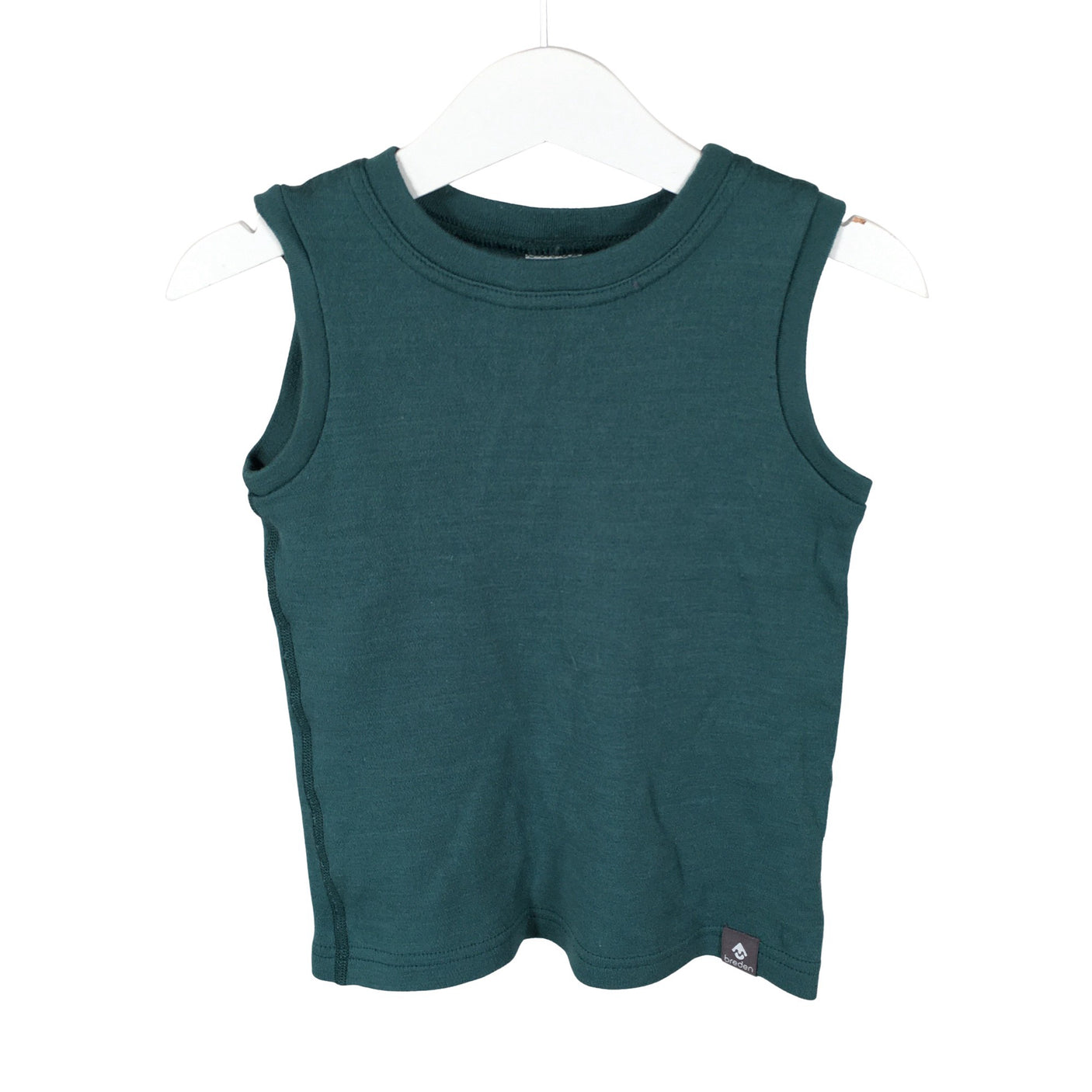 Unisex Breden - Tricot tank top, size 110 - 116 - Green (1)