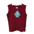 Unisex Breden - Tricot tank top, size 110 - 116 - Wine red ()