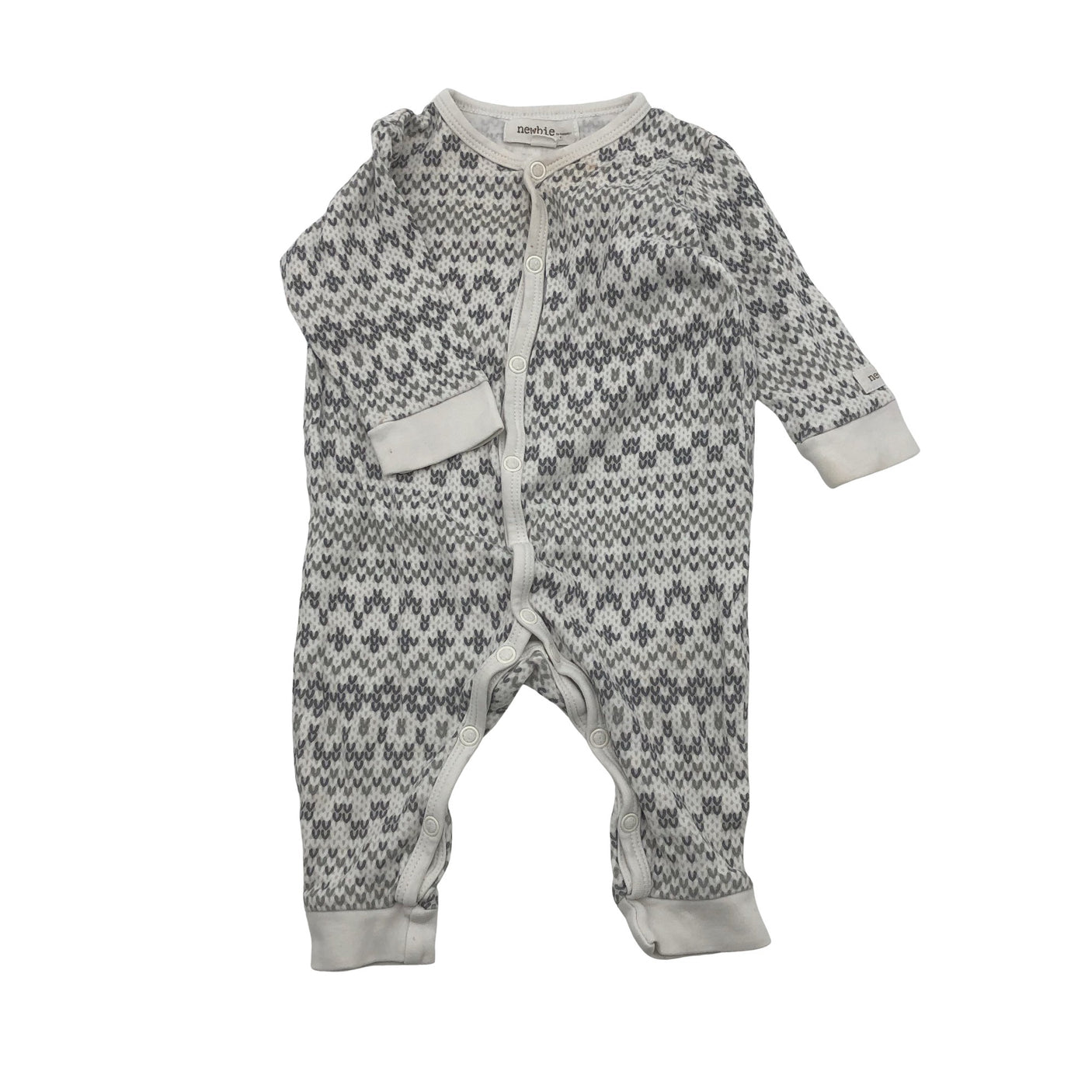 Unisex Newbie - Overalls, size 62 - 68 - Gray (1)