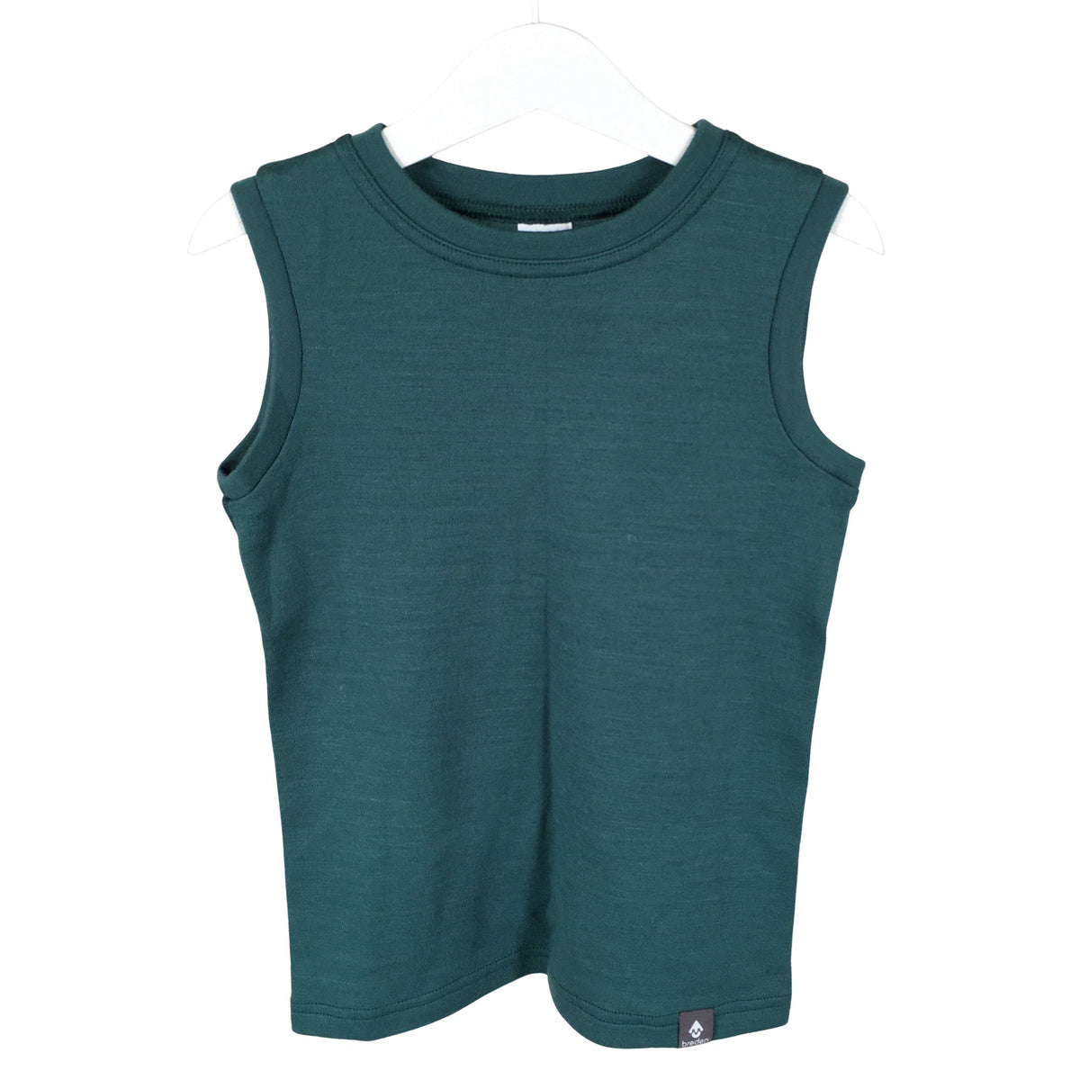 Unisex Breden - Tricot tank top, size 122 - 128 - Green (1)