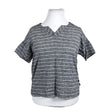 Unisex Batela - Short-sleeved blouse, size 42 - Gray ()