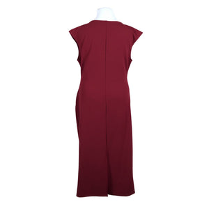 Unisex Anna Field - Tricot dress, size 42 - Wine red (2)