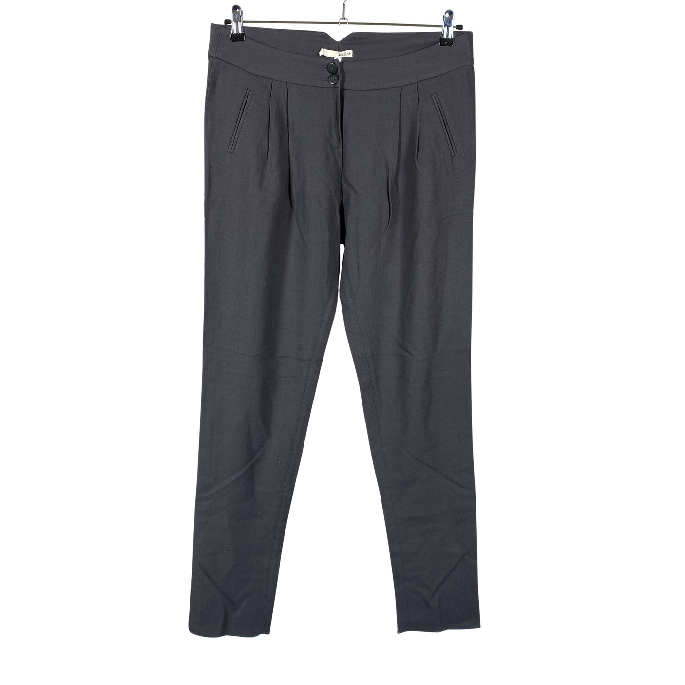Unisex ba&sh - Straight leg trousers, size 38 - Gray (1)
