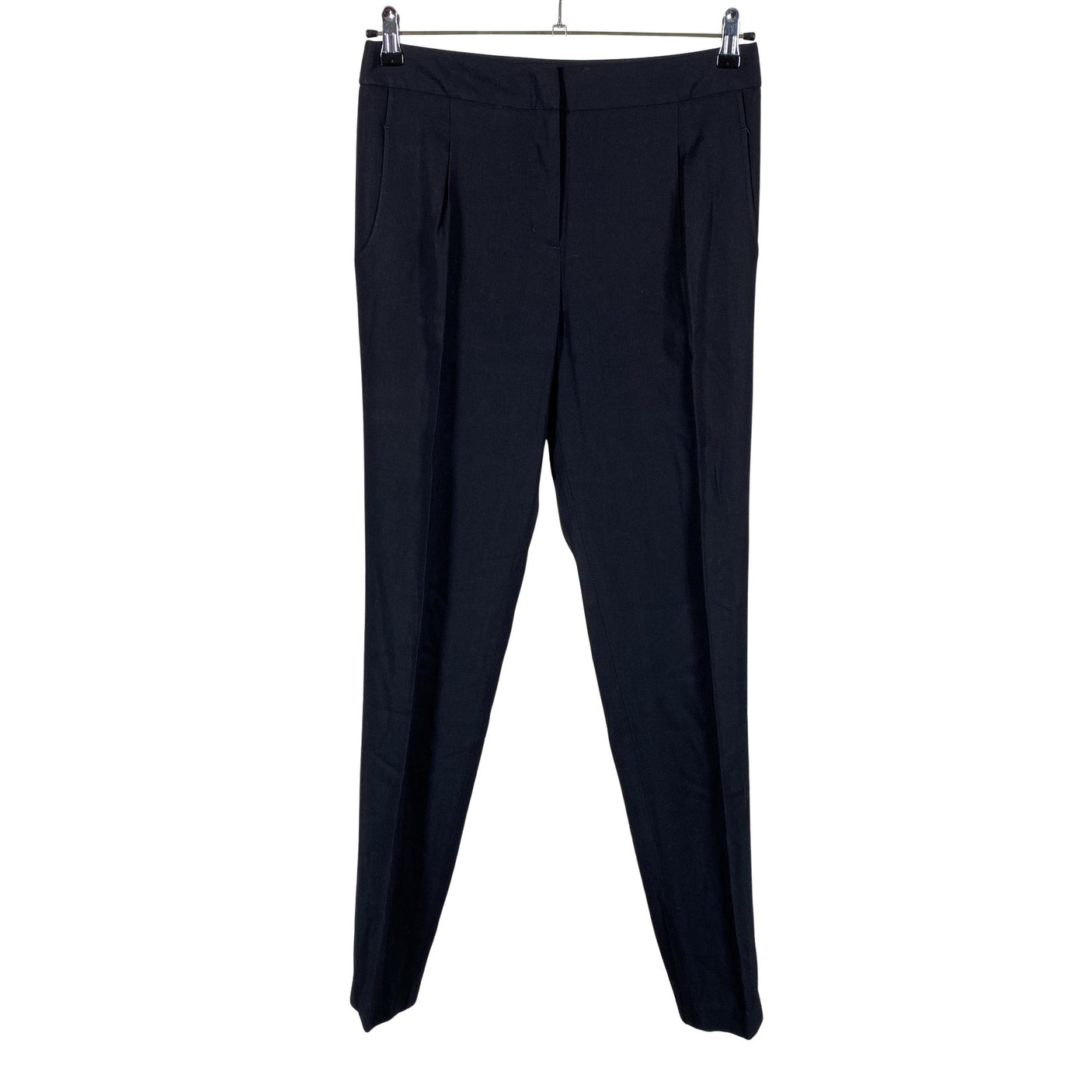 Unisex BCBG Maxazria - Straight leg trousers, size 38 - Black (1)